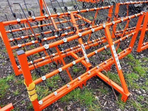 8ft Oxdale Spring Tine Grass Harrow for sale